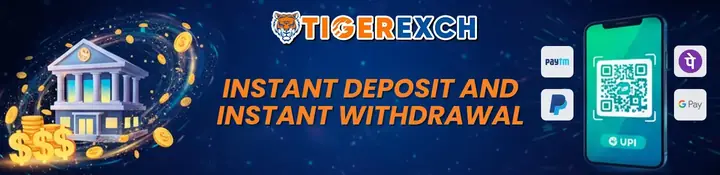 Tiger Exchange deposit and withdrawal banner